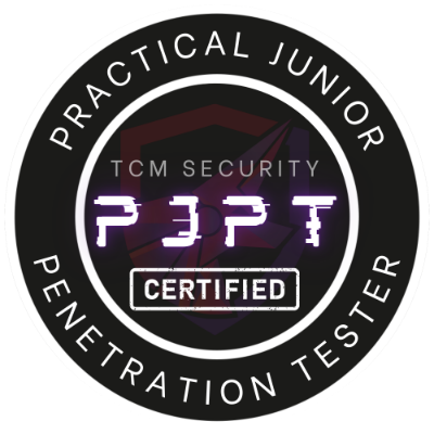 Practical Junior Penetration Tester badge